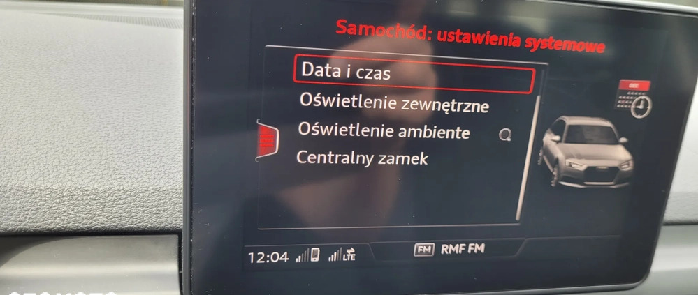 Audi A4 cena 65000 przebieg: 207000, rok produkcji 2016 z Gorlice małe 326